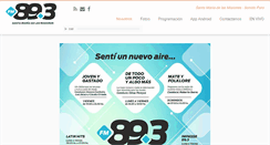 Desktop Screenshot of fm893.com.ar